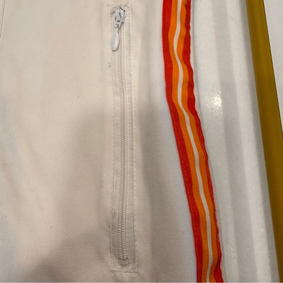 Nike Women’s athletic hooded zip up jacket / windbreaker white sz M - Picture 9 of 14